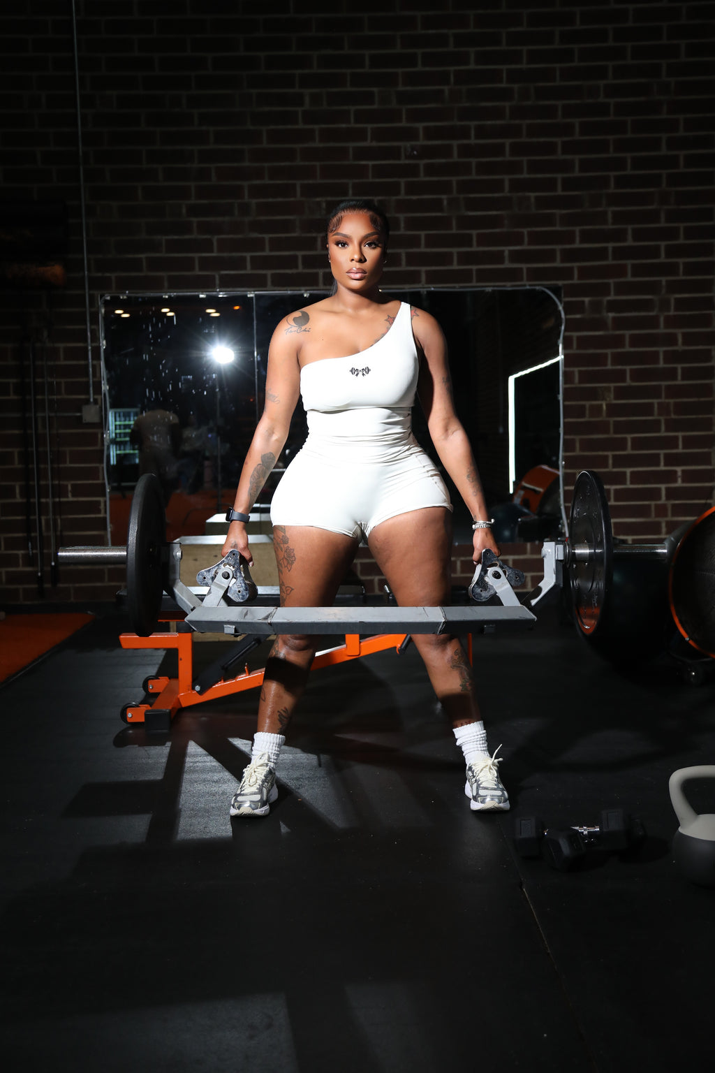 Vanilla one sleeve short set