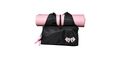 Black yoga mat carrier bag